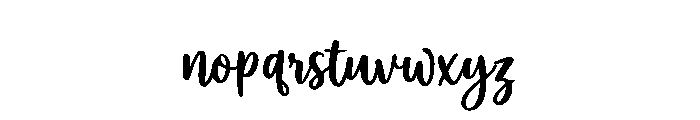 Better Calm Regular Font LOWERCASE