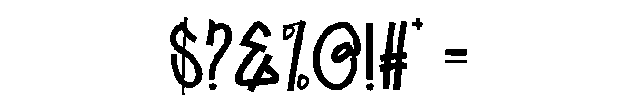 Better Handwritten Font OTHER CHARS
