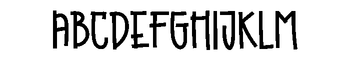 Better Handwritten Font UPPERCASE