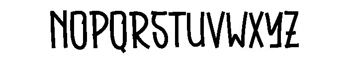 Better Handwritten Font UPPERCASE