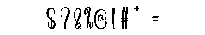 Better Husband Font OTHER CHARS