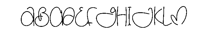 Better Justine Font UPPERCASE