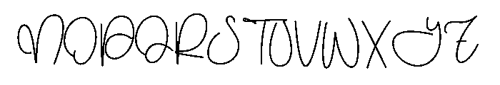 Better Justine Font UPPERCASE