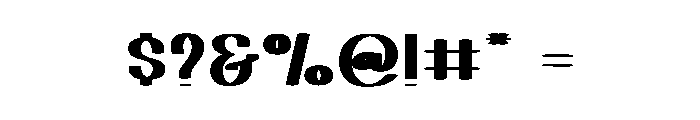 Better Lucky Font OTHER CHARS