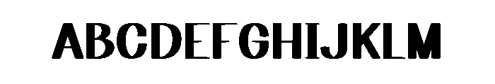 Better Lucky Font UPPERCASE
