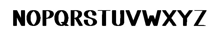 Better Lucky Font UPPERCASE