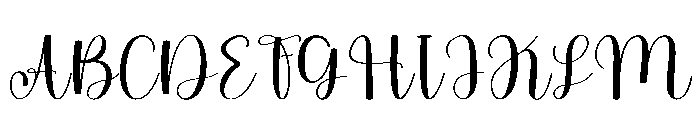 Better Santa Font UPPERCASE