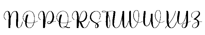 Better Santa Font UPPERCASE