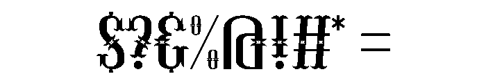 Better Silent Regular Font OTHER CHARS