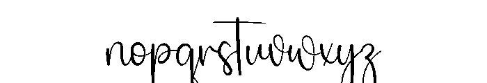 Better Twinkle Font LOWERCASE