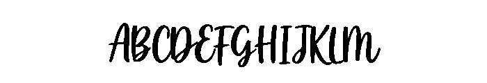 BetterCalm-Regular Font UPPERCASE