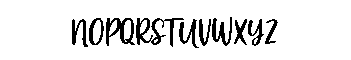 BetterCalm-Regular Font UPPERCASE