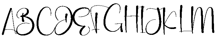 Betterbaby Font UPPERCASE