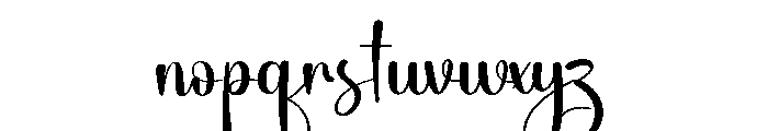 Betterbaby Font LOWERCASE