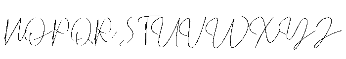 Betters Dreams Font UPPERCASE