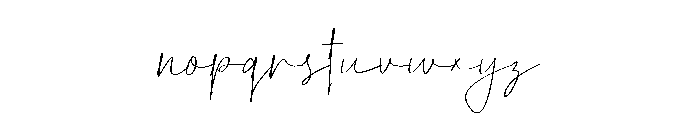 Betters Dreams Font LOWERCASE