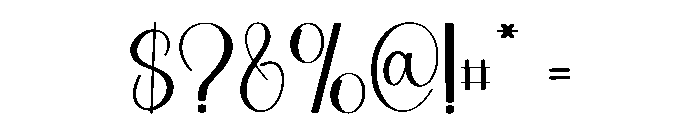 Bettertime Font OTHER CHARS