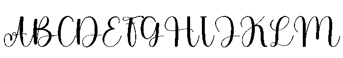 Bettertime Font UPPERCASE