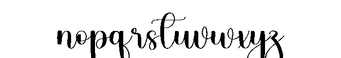 Bettertime Font LOWERCASE