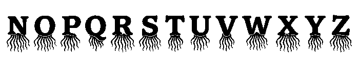 Betty Regular Font LOWERCASE