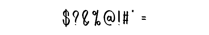 Betweens Display Font OTHER CHARS