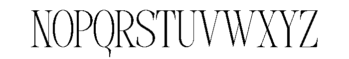 Bevaloire-Regular Font UPPERCASE