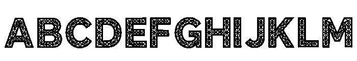Bevel Regular Font UPPERCASE