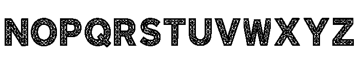 Bevel Regular Font LOWERCASE