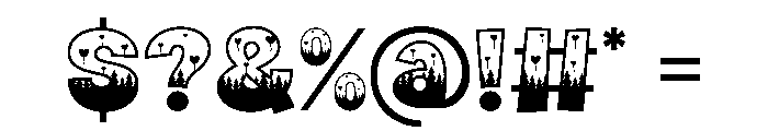 Bever Love Regular Font OTHER CHARS