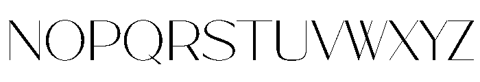 Bevera Regular Font UPPERCASE