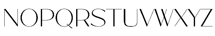 Bevera Regular Font LOWERCASE