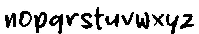 Beverage Juice Font LOWERCASE