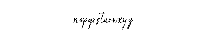 Beverly Sage Font LOWERCASE