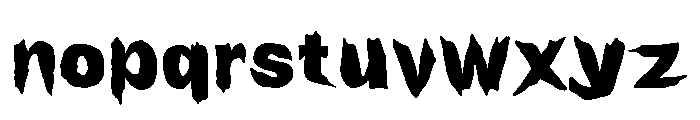 Beware Horror Font LOWERCASE