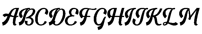 Beyloria Font UPPERCASE