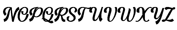 Beyloria Font UPPERCASE