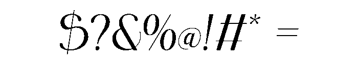 Beyore Regular Font OTHER CHARS