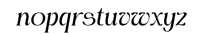 Beyore Regular Font LOWERCASE