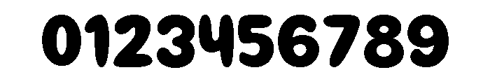 bear gummy Regular Font OTHER CHARS