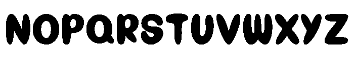 bear gummy Regular Font UPPERCASE