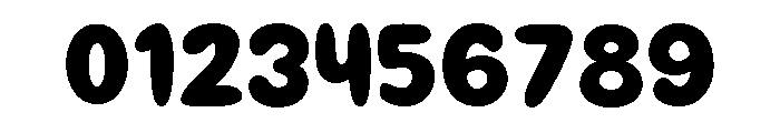 beargummy-Regular Font OTHER CHARS