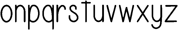 BE MINE Regular otf (400) Font LOWERCASE
