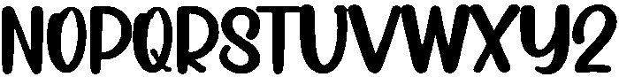 BEACH Regular otf (400) Font LOWERCASE
