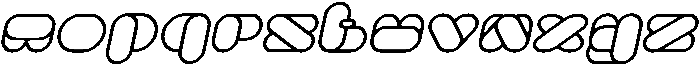 BEAUTIFUL otf (700) Font LOWERCASE