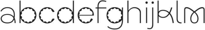 BECOME display ExtraLight otf (200) Font LOWERCASE