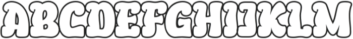 BEKURI Outline otf (400) Font UPPERCASE