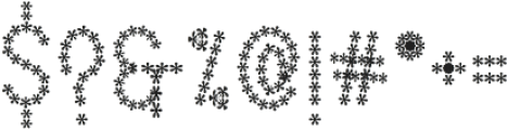 BELFLORIA Regular otf (400) Font OTHER CHARS