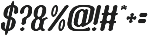 BELIEVE SYSTEM Italic otf (400) Font OTHER CHARS