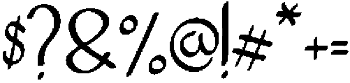 BELLISSIMA Regular otf (400) Font OTHER CHARS