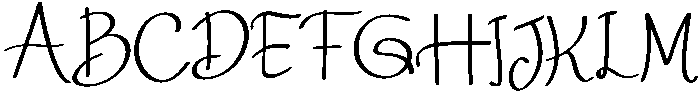BELLISSIMA Regular otf (400) Font UPPERCASE